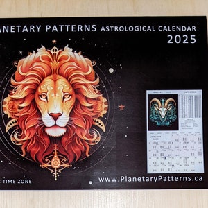 Astrological Wall Calendar 2025 -  2025 Astrological Art Calendar with Astrological Information {Shipped to you}