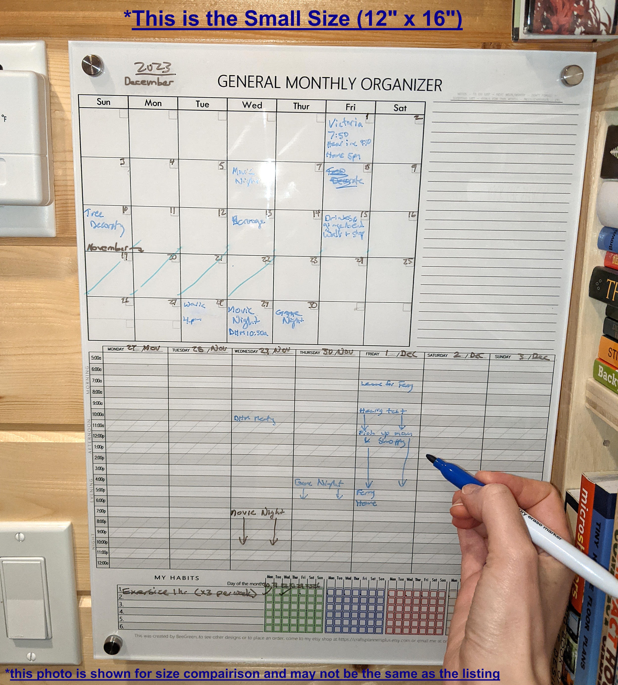 Two Month Dry Erase Calendar black White Acrylic 2 Month Etsy Two Month Dry Erase Calendar black White Acrylic 2 Month Etsy
