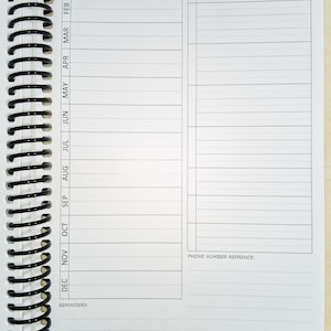 Säsongsplanerare för 2 sidor per dag [Odaterad spiralbunden anteckningsbok] bild 7