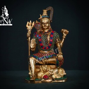 Lord Shiva statue, 22.5 CM Shankar Statue, Shiva Idol, Shankar Idol, Shiva statue For Meditation, Corner, Home, office, Reception, Gifts.