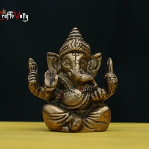 Brass Ganesh statue ganesh idol  brass god ganesha ganesha figurine handmade art super quality ganesha ganpati sculpture gajanan god