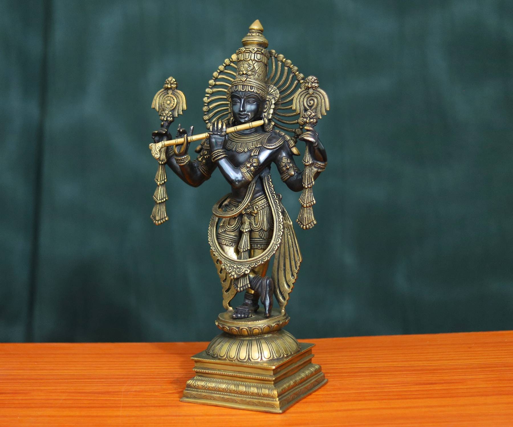 Brass Krishna Statue 60CM Brass Krishna Statue Etsy