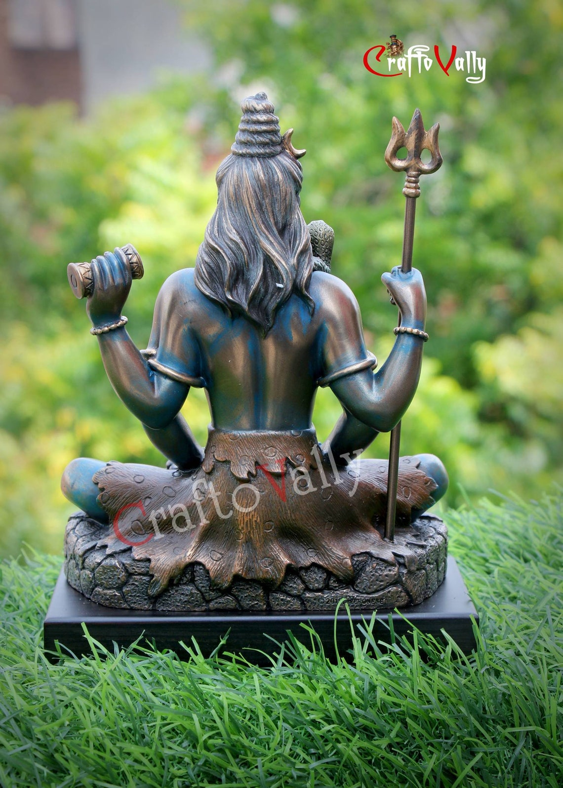 Resin Shiva Statue 17CM Idol Shiva Statue Adiyogi Shiva Etsy