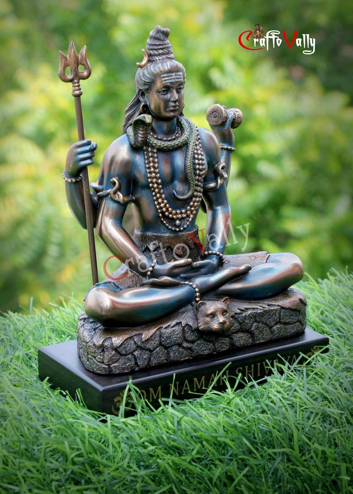 Resin Shiva Statue 17CM Idol Shiva Statue Adiyogi Shiva Etsy