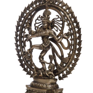 Brass Nataraj statue, 50CM  Nataraja Statue, Nataraj Idol, Dancing Shiva, Nataraj for Home, Temple, Corner, Yoga Hall, Office, Pooja, gifts.