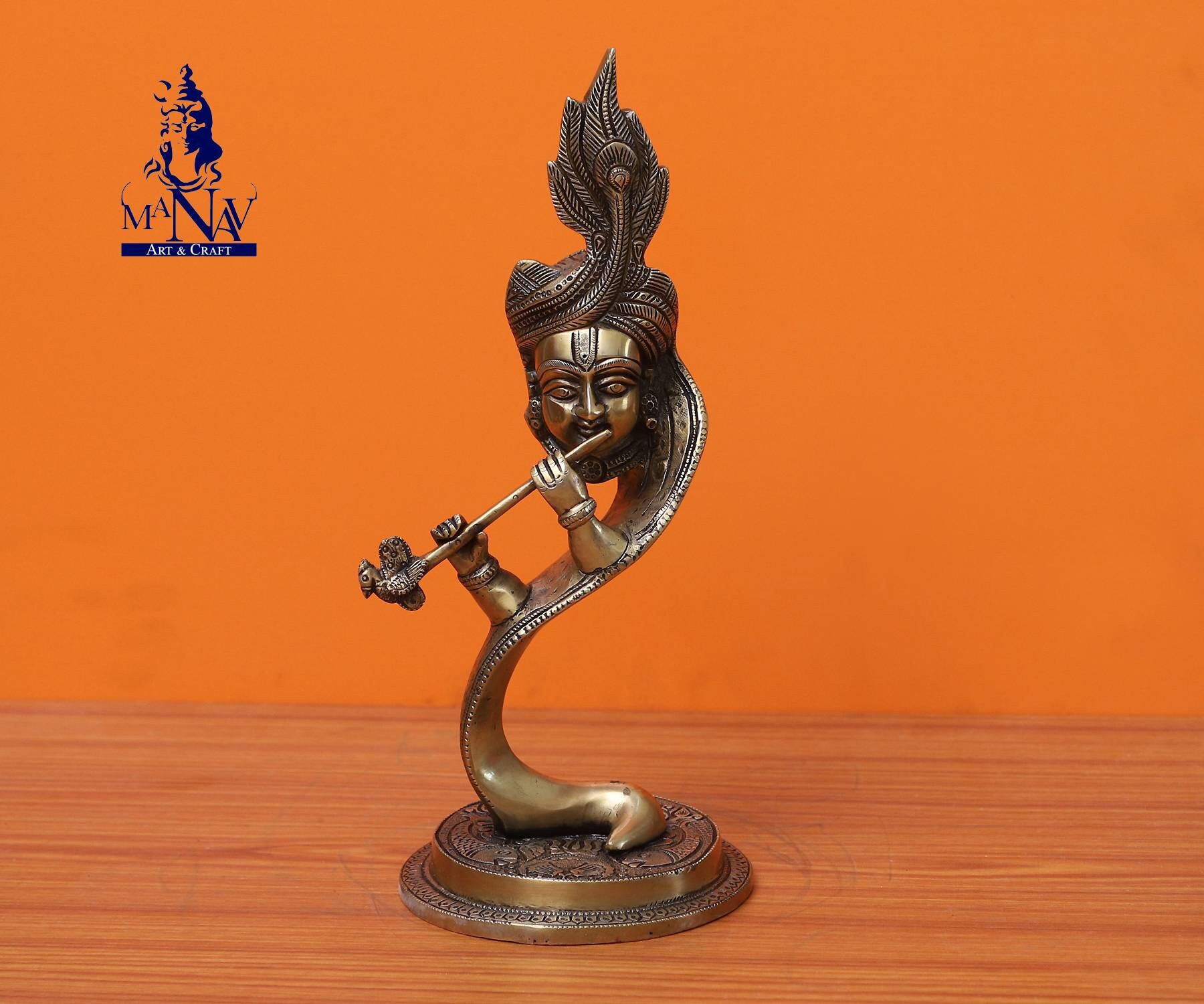 Brass Krishna Statue 33 CM Model Krishna Idol Krishna Etsy