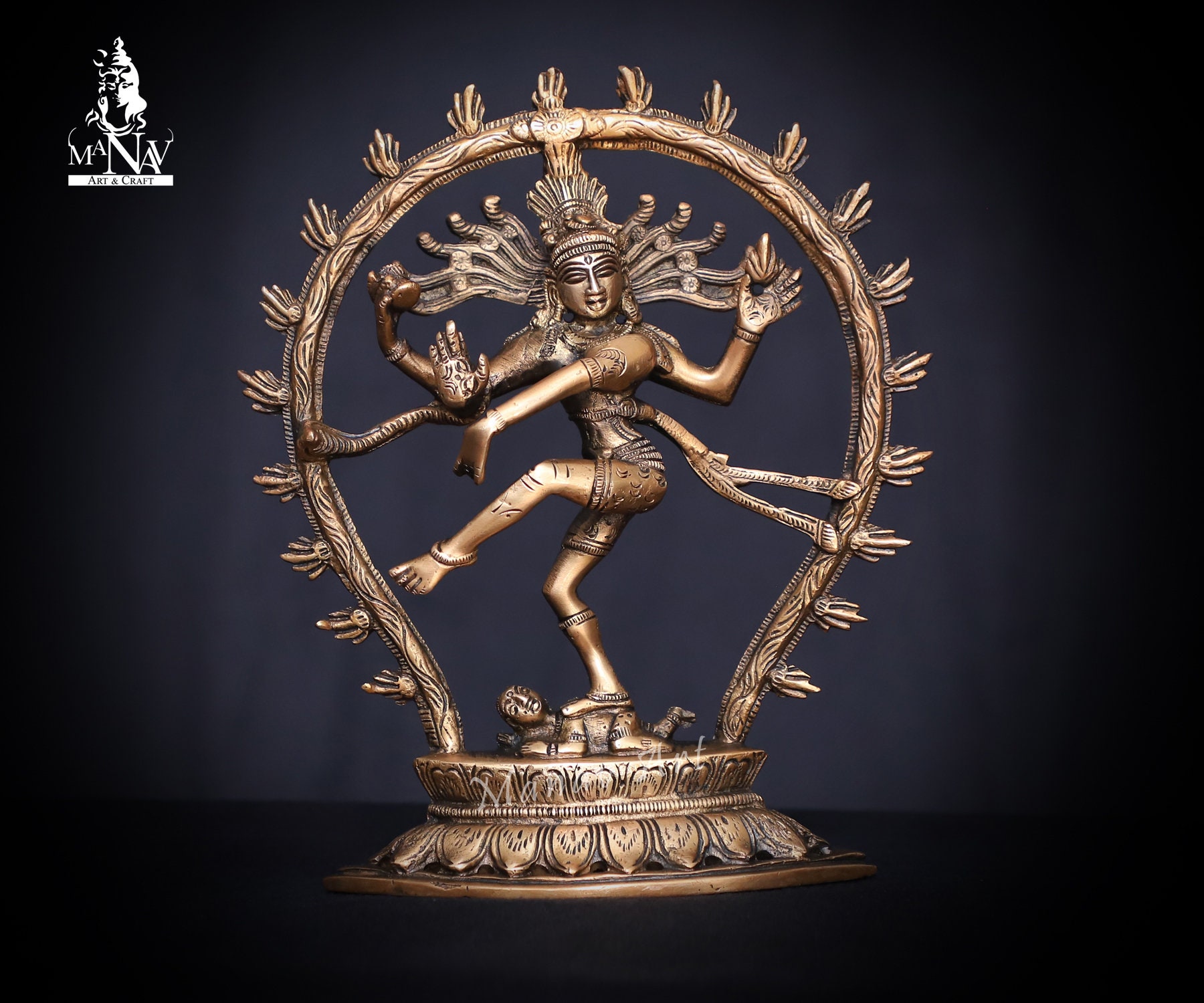 Brass Nataraja Statue, Dancing Shiva, Nataraja Statue, 35 Cm, Big Large  Brass Nataraja Idol, Nataraja Murti, Yoga Room Decor 