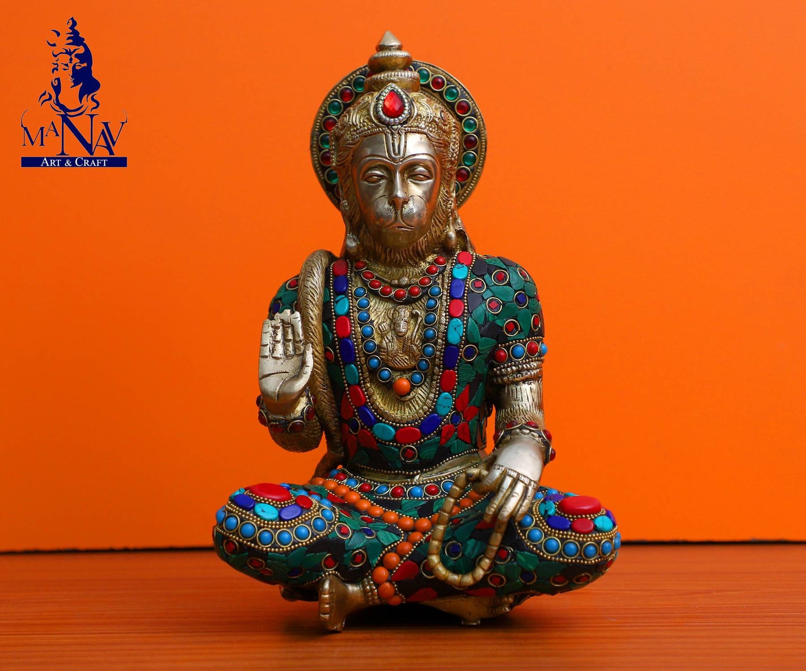 Brass Hanuman Statue 28CM Brass Hanuman Statue Hanuman Idol Etsy