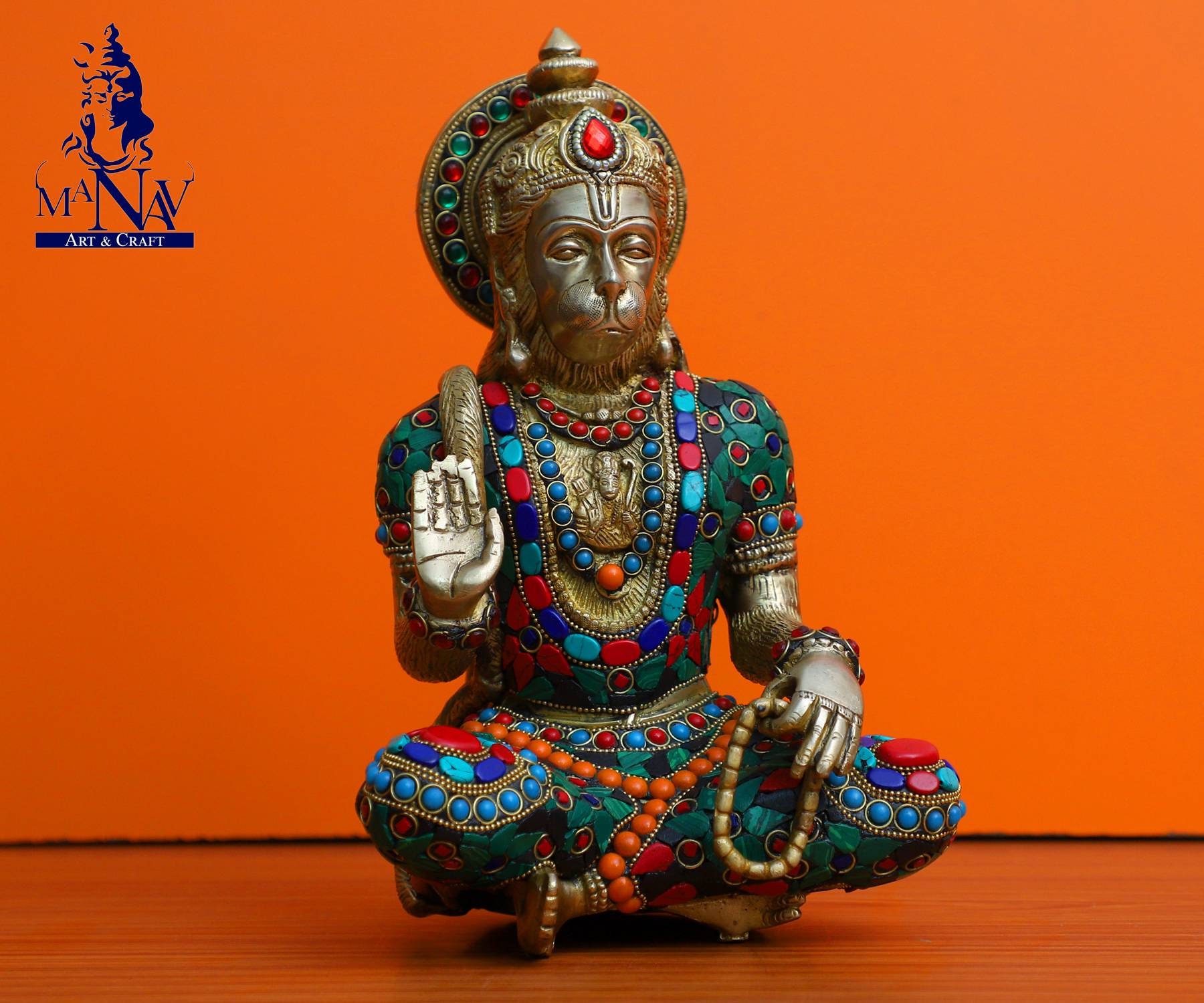 Brass Hanuman Statue 28CM Brass Hanuman Statue Hanuman Idol Etsy
