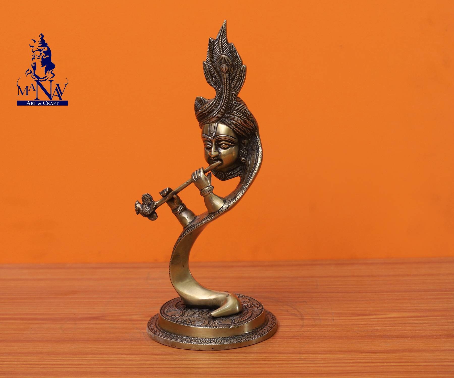 Brass Krishna Statue 33 CM Model Krishna Idol Krishna Etsy