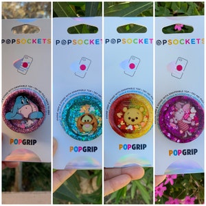 Winnie the Pooh Popsocket / Phone grip/ Disney shaker Popsocket
