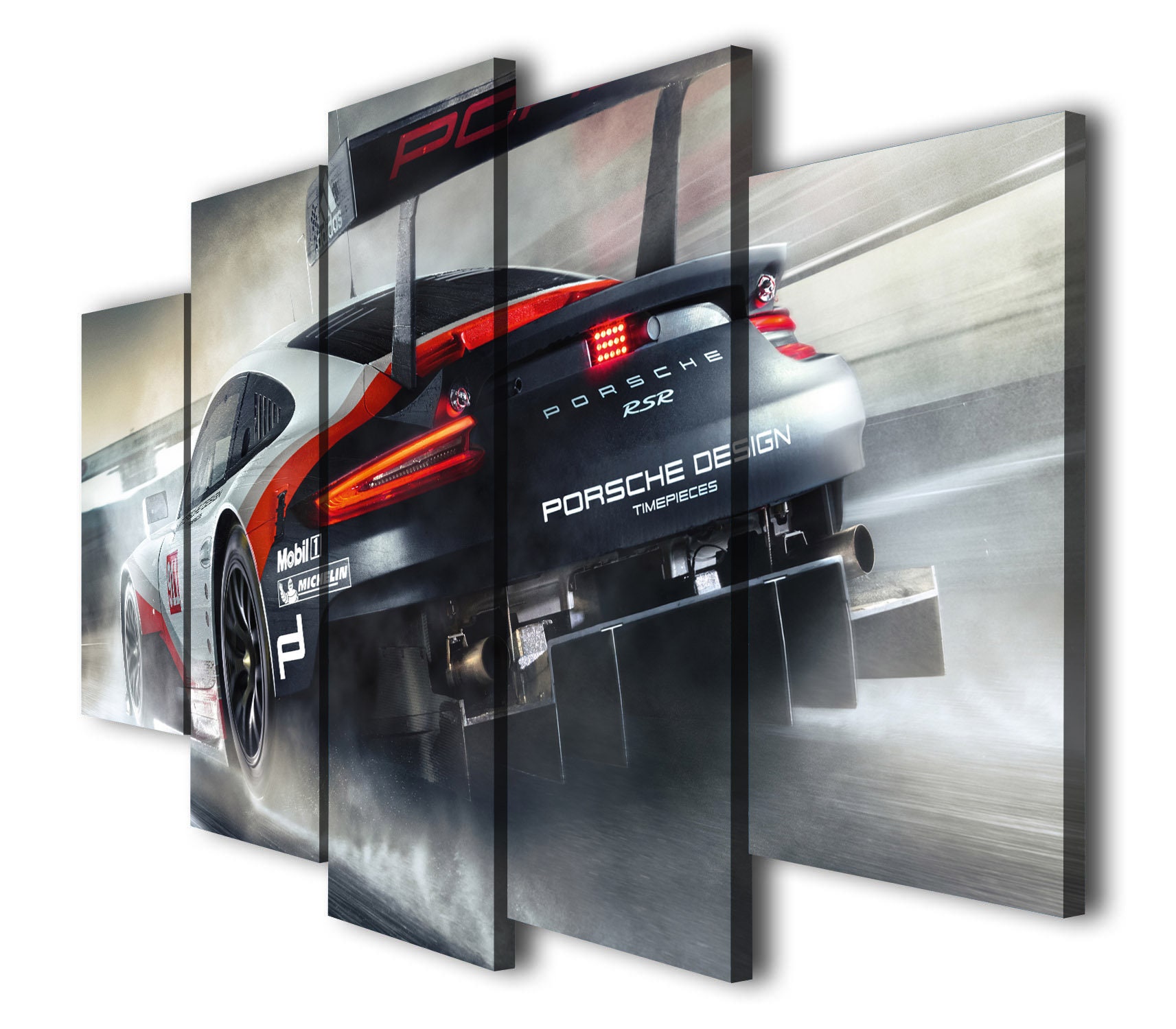 Porsche 911 RSR Sport Car Canvas Wall Art Framed Print Car Etsy