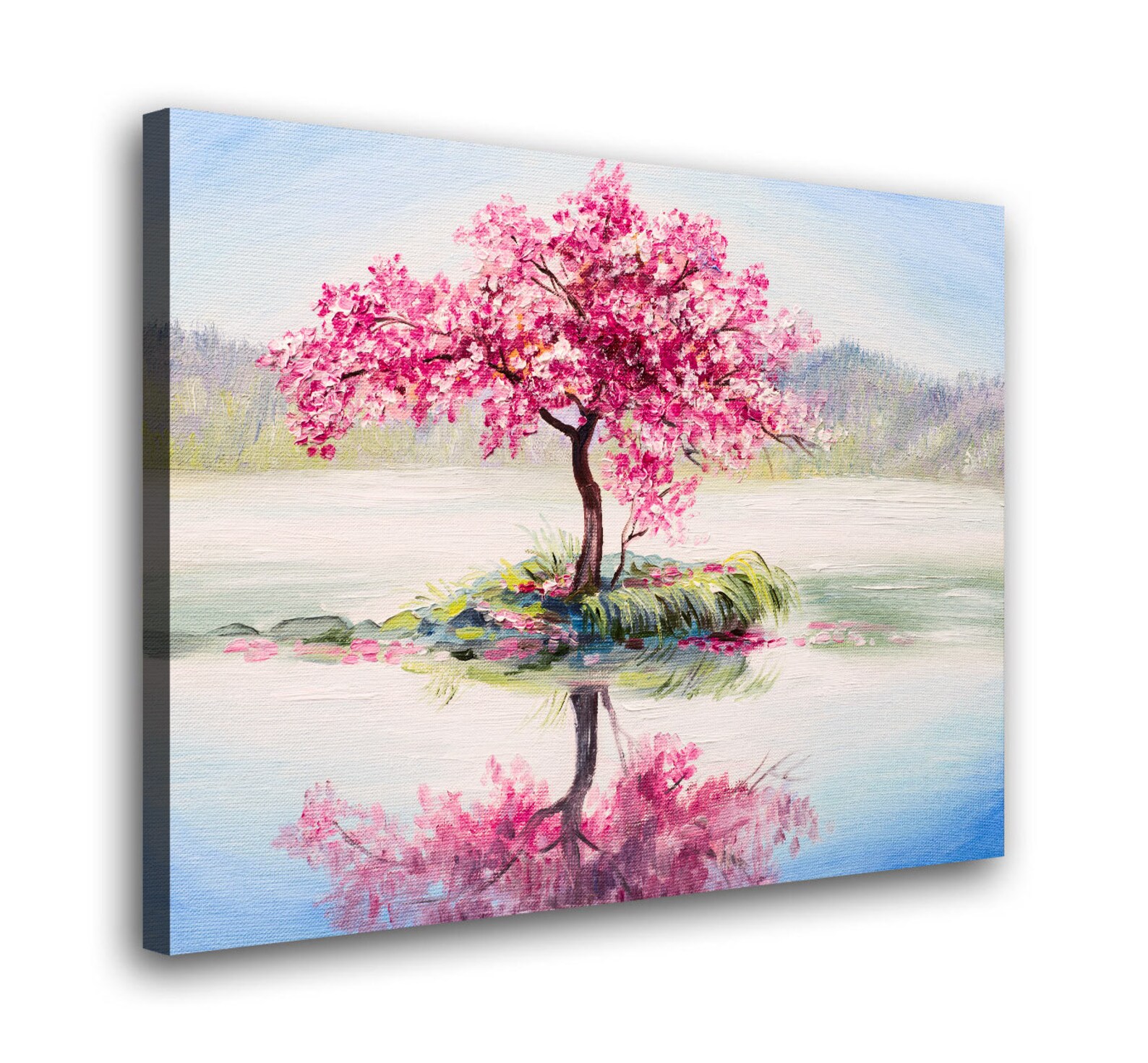 Japanese sakura blossom canvas wall art blossom tree Etsy