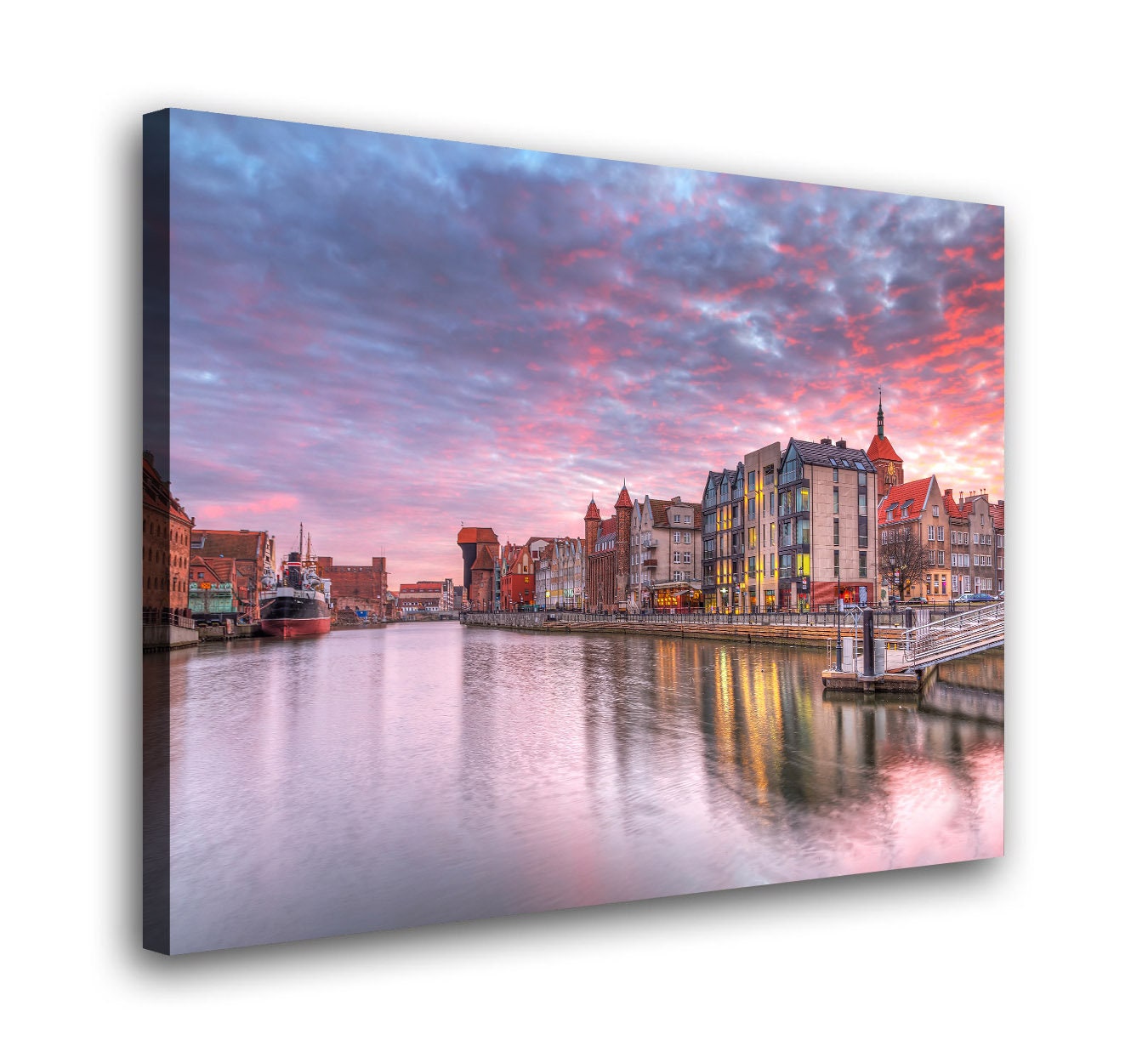 Poland Photo Canvas Art Moltawa Poland Wall Decor Gdansk Etsy UK