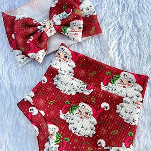 Mädchen Weihnachten Bummies/Santa Es Bummies/Baby Mädchen Kleidung/ Windeldecke für Kleinkinder/ Hohe Taille Bummies/Shorts/Süße Pumphose/ Urlaubsdruck