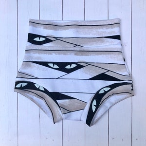 Glow In The Dark Mummy Bummie/Halloween High Waisted Bummie/Baby Girl Bummies/Baby Bummie/Shorties/Diaper Cover/Bloomers/Mummy Bummies