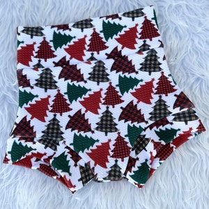 Weihnachtsbaum Bummie/Weihnachtsoutfit/Weihnachten Baby Bummies/Junge/Mädchen Bummie/Shorts/Shorties/Windeldecke/Pumphose/High Waisted Bummies/