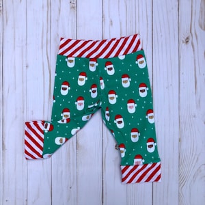 Christmas Santa Baby Joggers/Leggings/Santa Pants/Holiday Baby Clothes/Boy/Girl Christmas Outfit/Gender Neutral Christmas Outfit/Baby