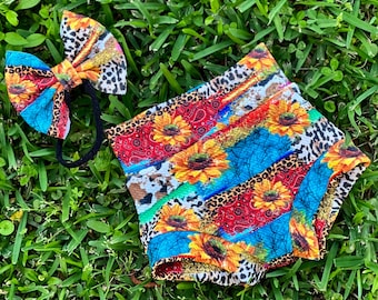 Conjunto de falda y lazo de vaquera del oeste, atuendo de rodeo para bebé.