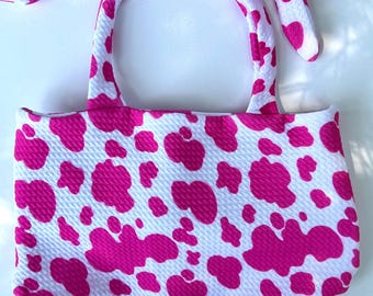 Baby Girl Pink Cow Halter Top/Baby Cropped Tops/Western Halter Top/Baby Girl Tank Top/Baby Peplum Top/Baby Summer Tops/Halter/Tube Tops