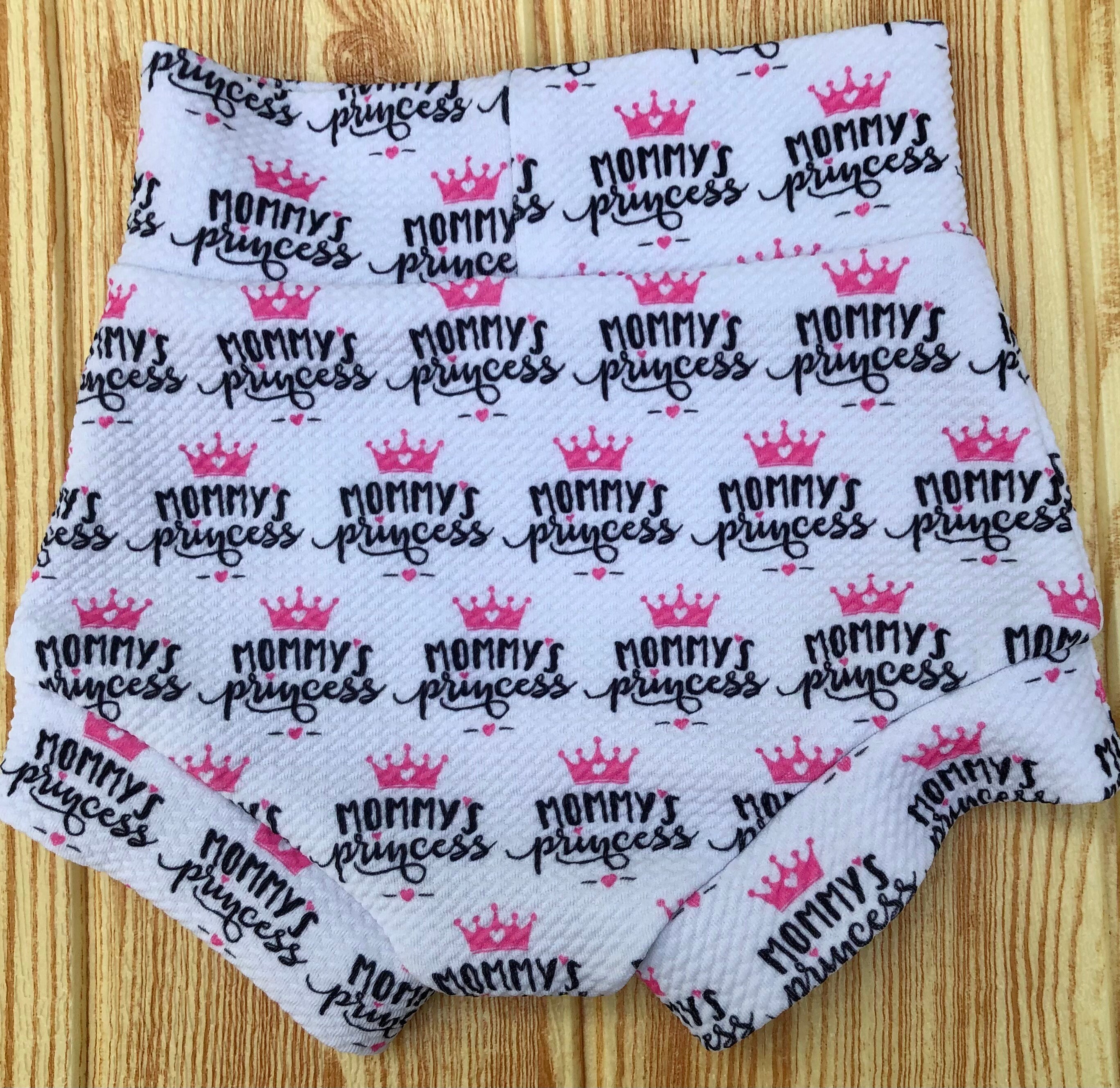 Mommy's Princess Baby Girl Bummies/high Waisted Bummies/baby/kids ...