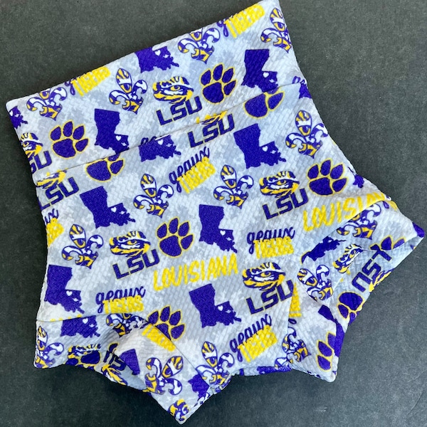 Purple and Gold Bummie/Unisex Baby Sports Bummie/Tigers Baby/Football/Baseball/Basketball Bummie/Cute Baby Clothes/LSU Baby/ Louisiana Baby