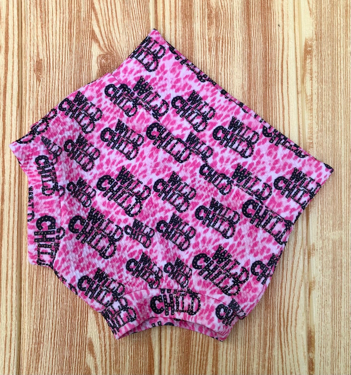 Wild Child Baby Girl Bummie Baby High Waisted Bummies - Etsy