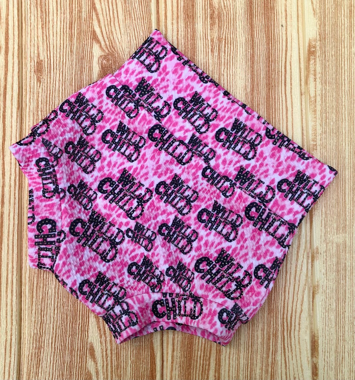 Wild Child Baby Girl Bummie Baby High Waisted Bummies Etsy
