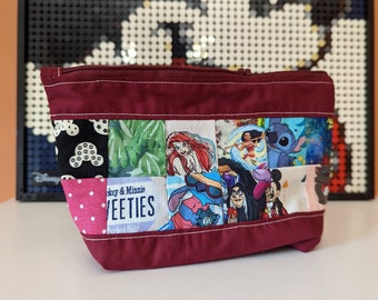 Patchwork cosmetic bags