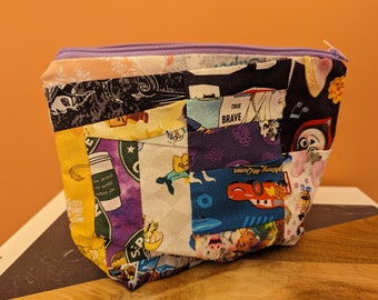 Patchwork cosmetic bags