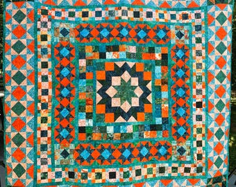 Batik Medallion Quilt