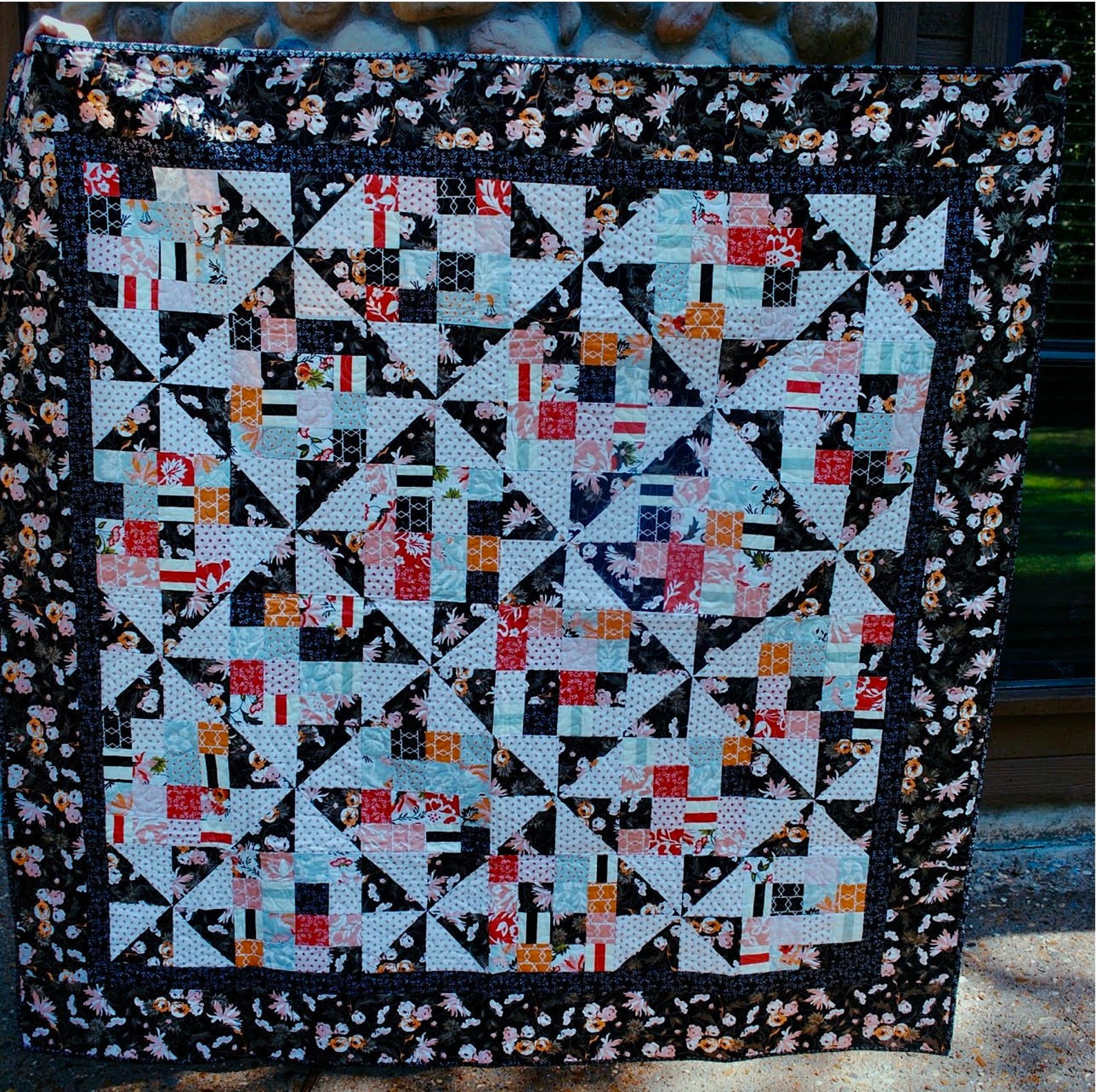 Apricot Lane Throw Quilt Etsy