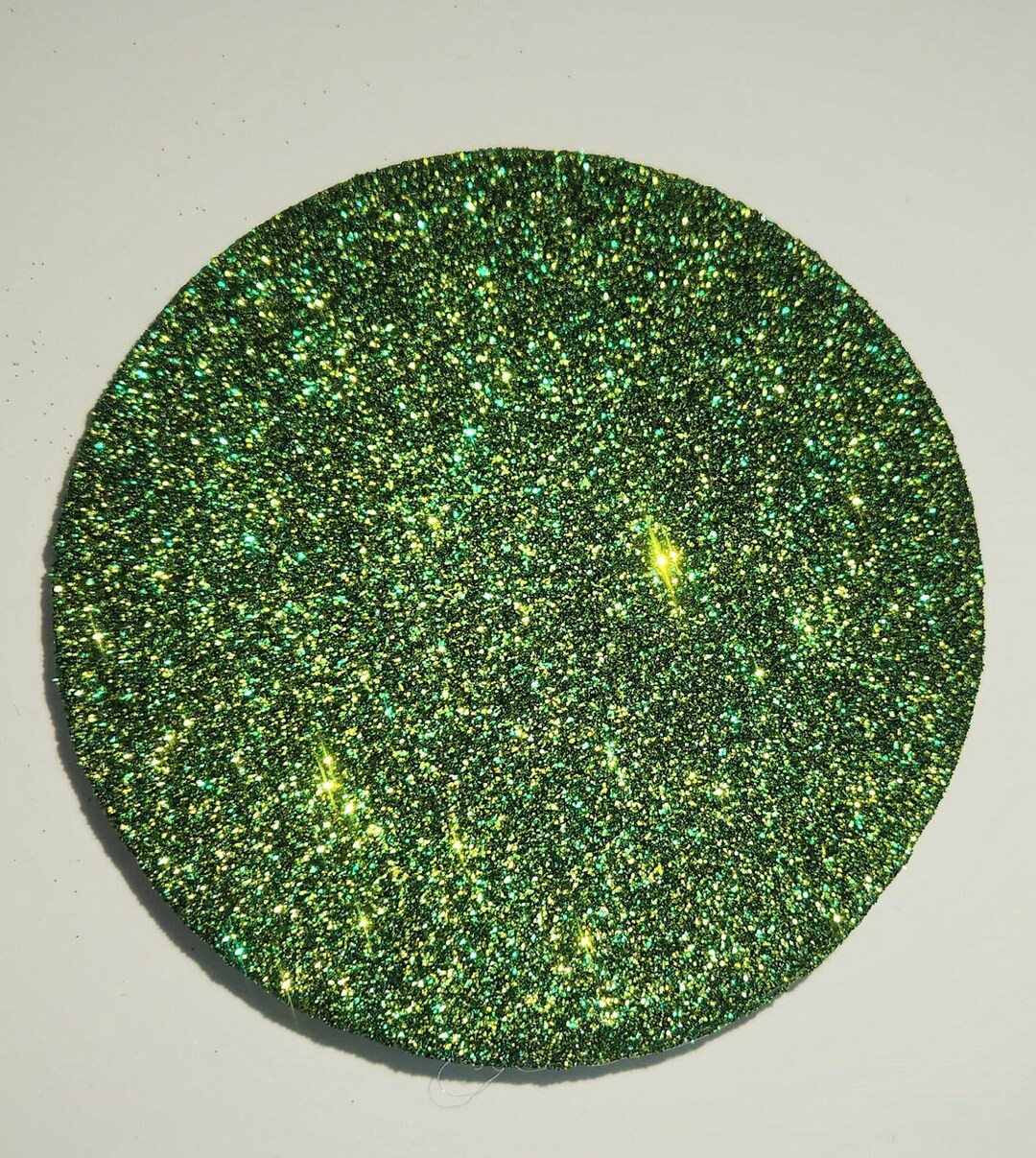 Emerald Green Glitter Floral Center Etsy