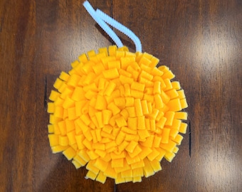 Yellow Wreath Centerpiece