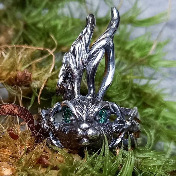 Bunny ring - Scandinavian mythology - Rabbit Lover Gift