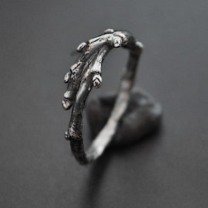 Silver Branch Ring - Sterling Silver Ring - Silver Willow - Twig Ring - Branch Ring