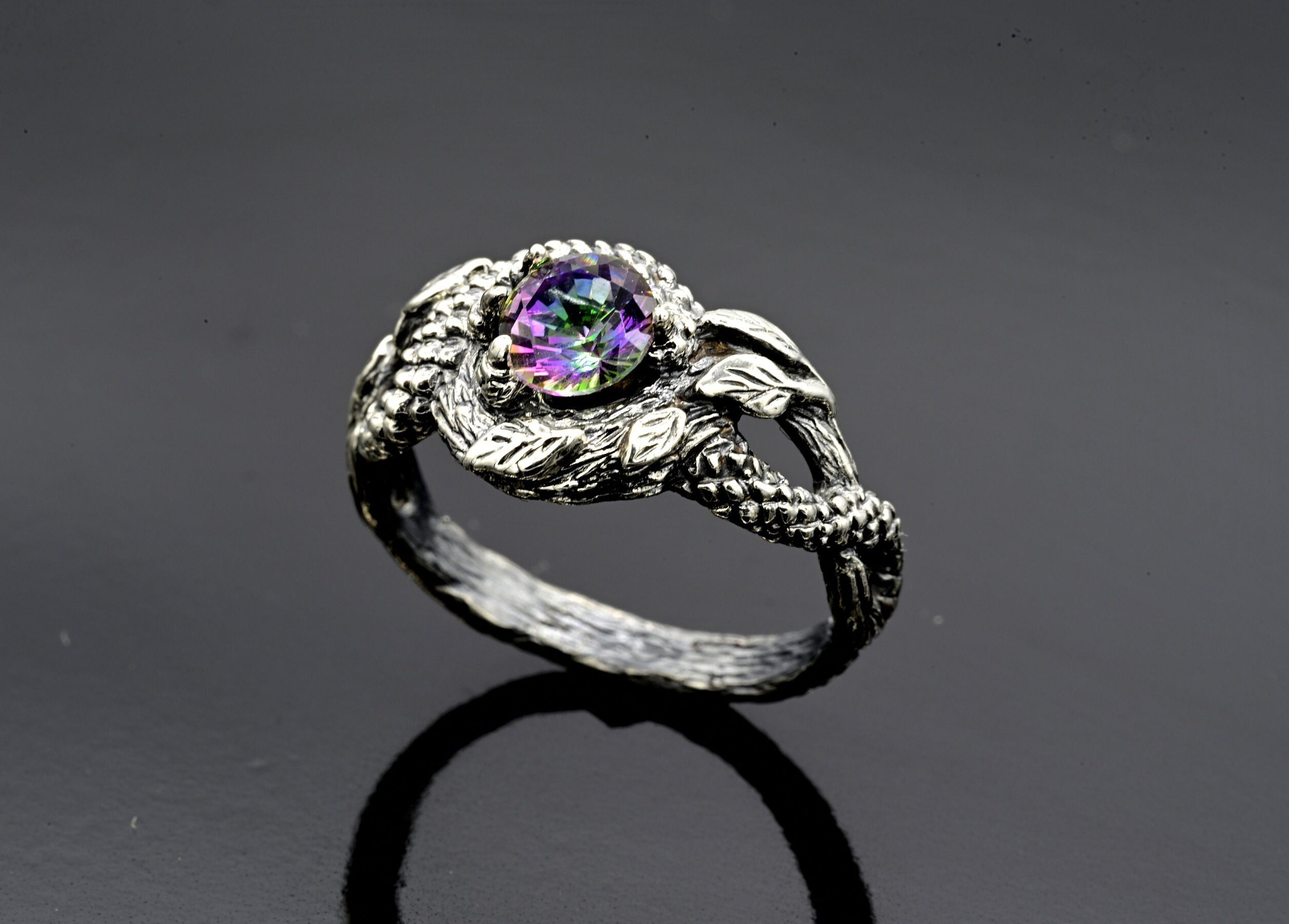 Dragon scale sales wedding band