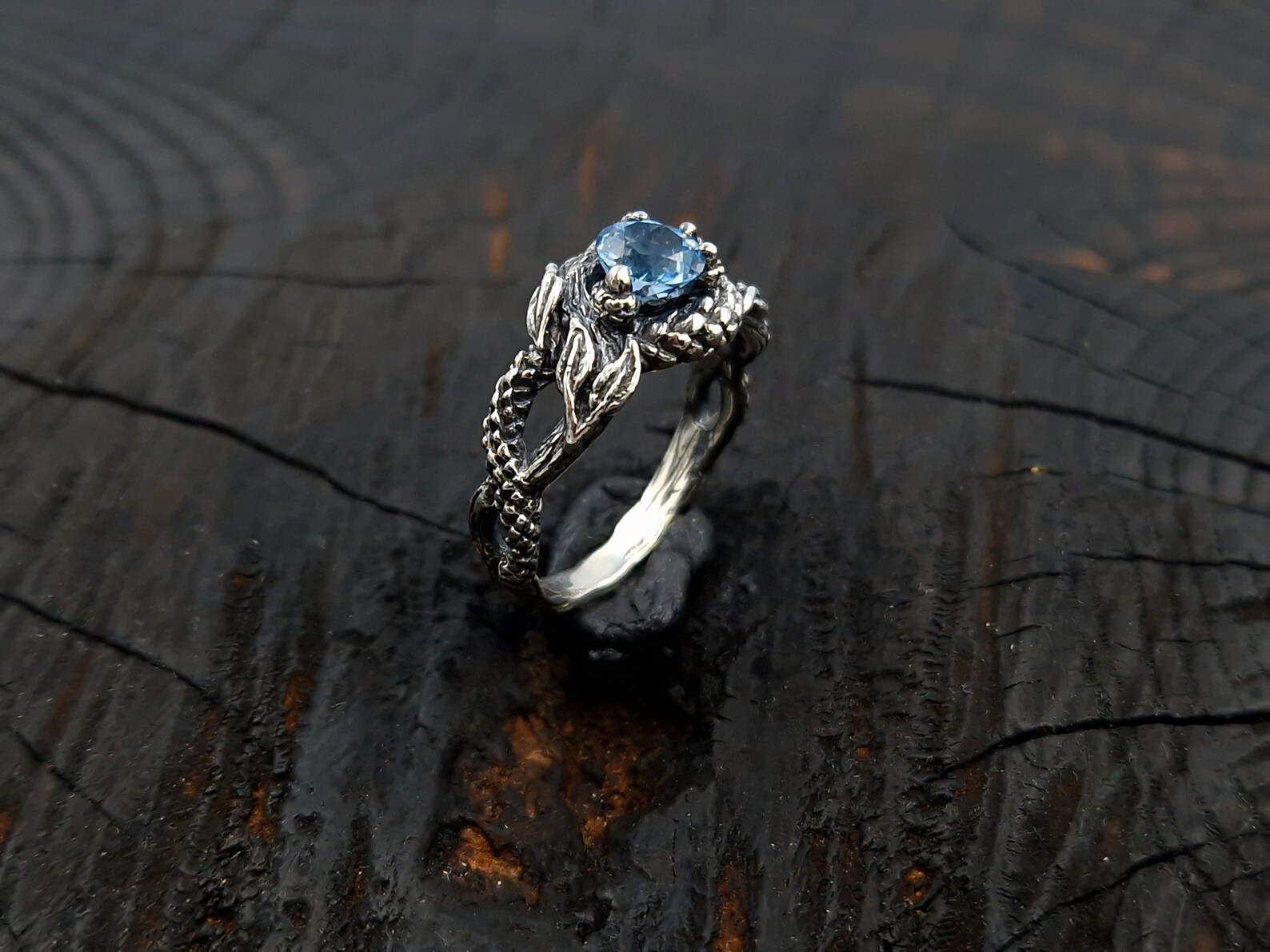 Everfrost Ring - Gold Ice Blue main image 1