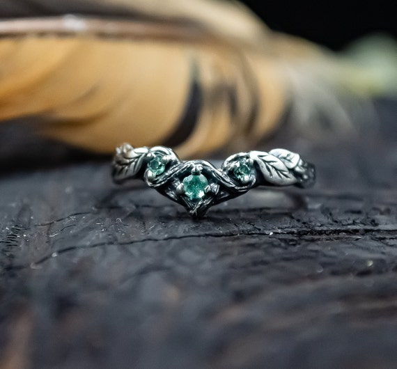 Elven style engagement rings best sale