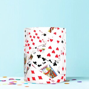 juego de cartas imprimir envoltura alrededor de pastel comestible topper hoja de glaseado decoración WR52