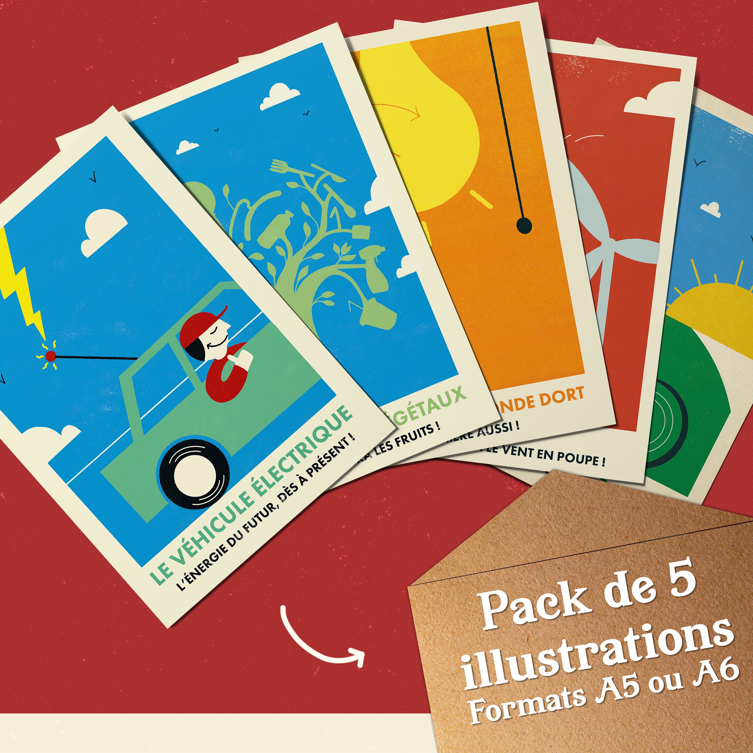 Lot de Cartes - Écologie