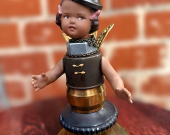 Mixed Media Art Doll: Cheyenne Reassembled