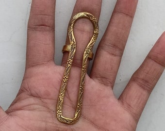 Valentine Gift Ring, Arthritis Ring Finger MCP Splint Yellow Brass, Splint Ring, Valentine Sale