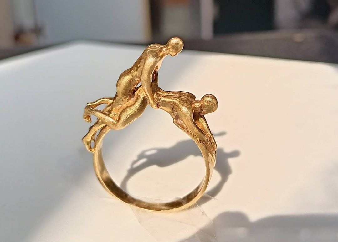 Missionary Pose Ring, Brass Statement Ring, Romantic Jewelry, Sex Position  Ring, Couple Rings, Gifts for Him and Her, Ethnic Ring, Gift Ring - Etsy