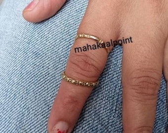 Brass Arthritis Splint Ring, Lateral Deviation Support, EDS Ring, Mallet Finger Splint, Boutonniere Deformity Brace, Trigger Finger Splint