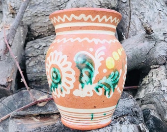 Сlay vessel Vintage, Antique clay pot, Rustic ceramic bowl, Ceramic jug , Traditional ceramic pitcher, Home decor