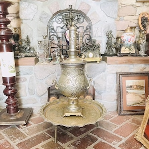 Samovar arabe, rare samovar du 19ème siècle