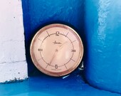 Vintage Bakelite Table Clock Agate