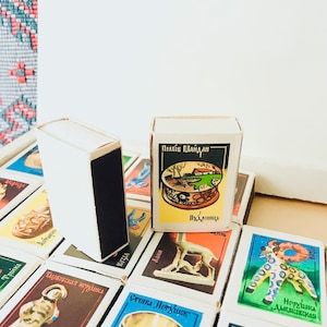 Matchboxes Russian Collection Very Rare Soviet Large Set of 28 Boxes of Soviet Matches