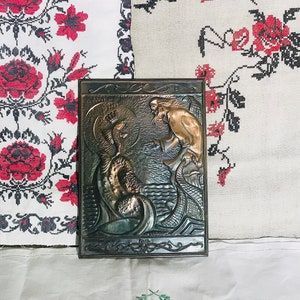 Relief Paintings, Relief Paintings, Embossed Paintings, Wall Paintings, Copper Paintings, Wall Paintings / Goldfish